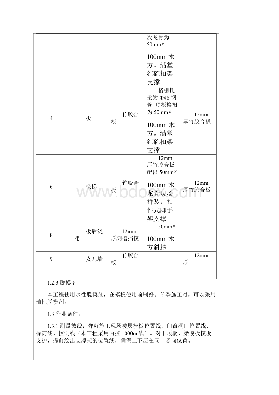 地上顶板梁楼梯模板安装.docx_第3页