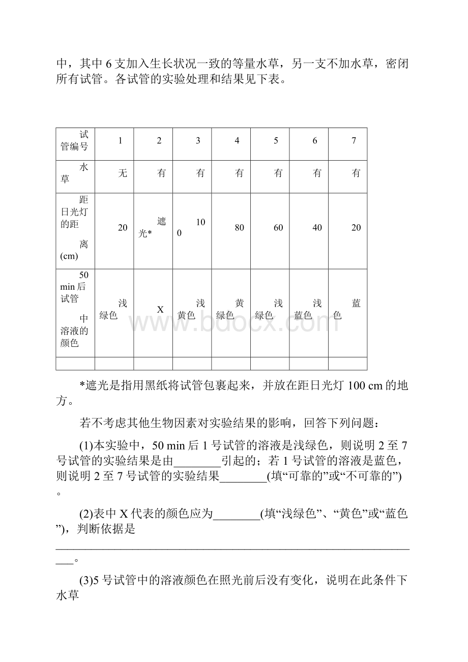 版《188套重组优化卷》高考生物一轮训练课时考点10光合作用和呼吸作用综合.docx_第2页