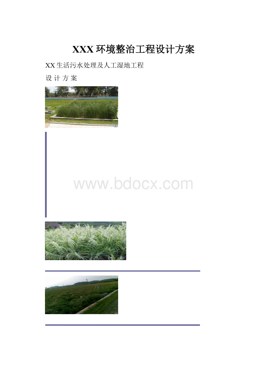 XXX环境整治工程设计方案.docx