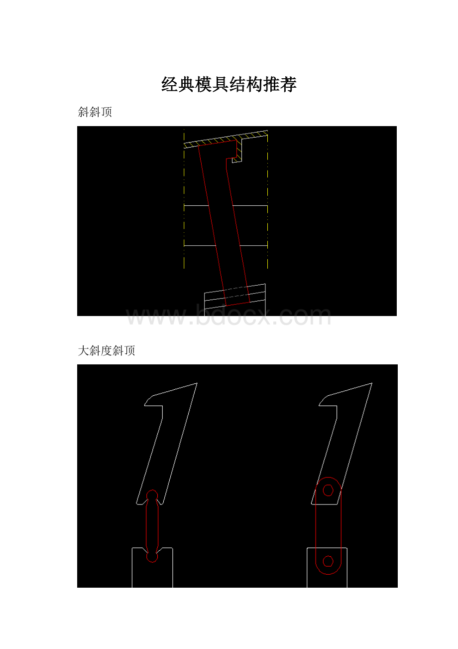 经典模具结构推荐.docx_第1页