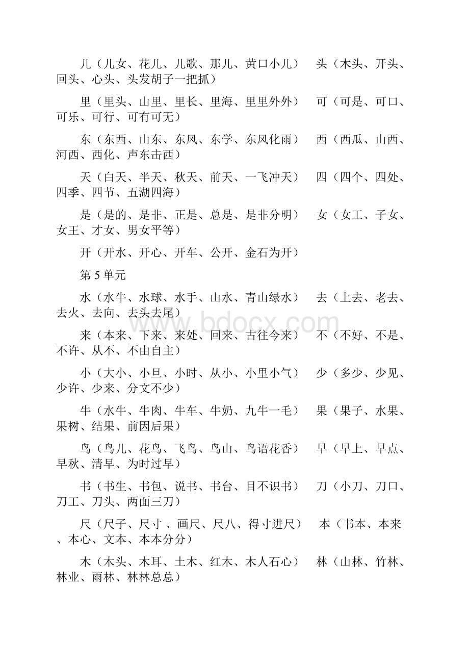 完整word版一年级上册语文总复习资料.docx_第2页