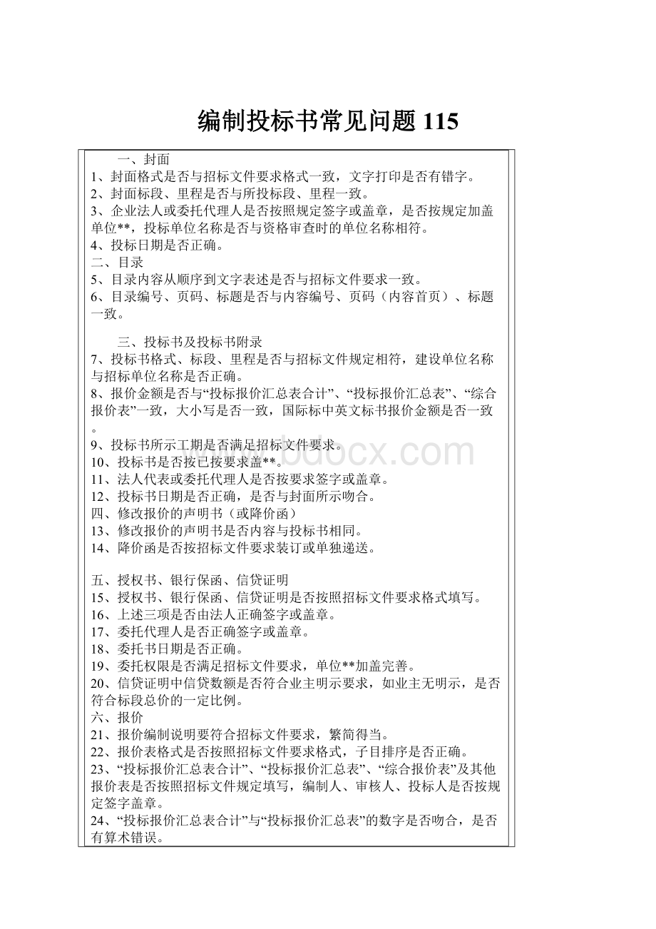 编制投标书常见问题115.docx