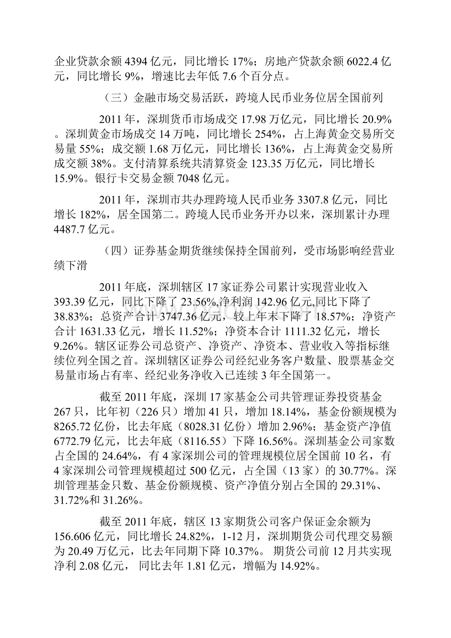 深圳市金融办工作总结和工作计划.docx_第2页