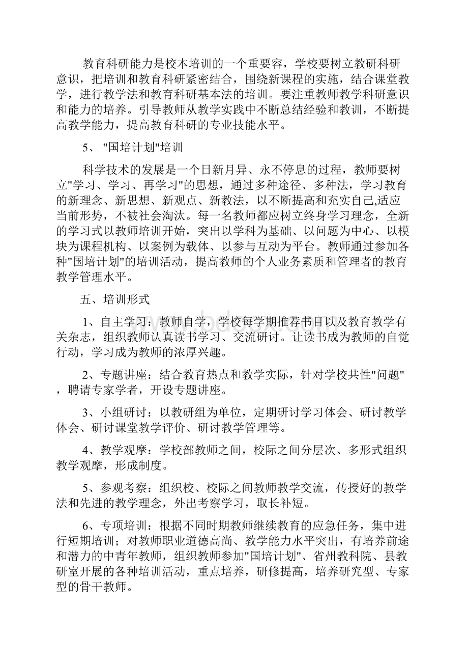 师资培训实施方案共8篇.docx_第3页