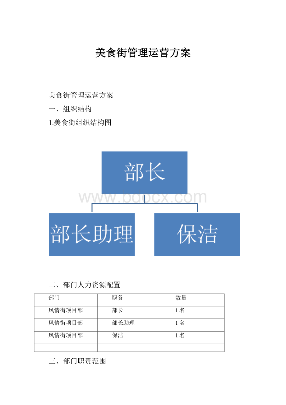 美食街管理运营方案.docx