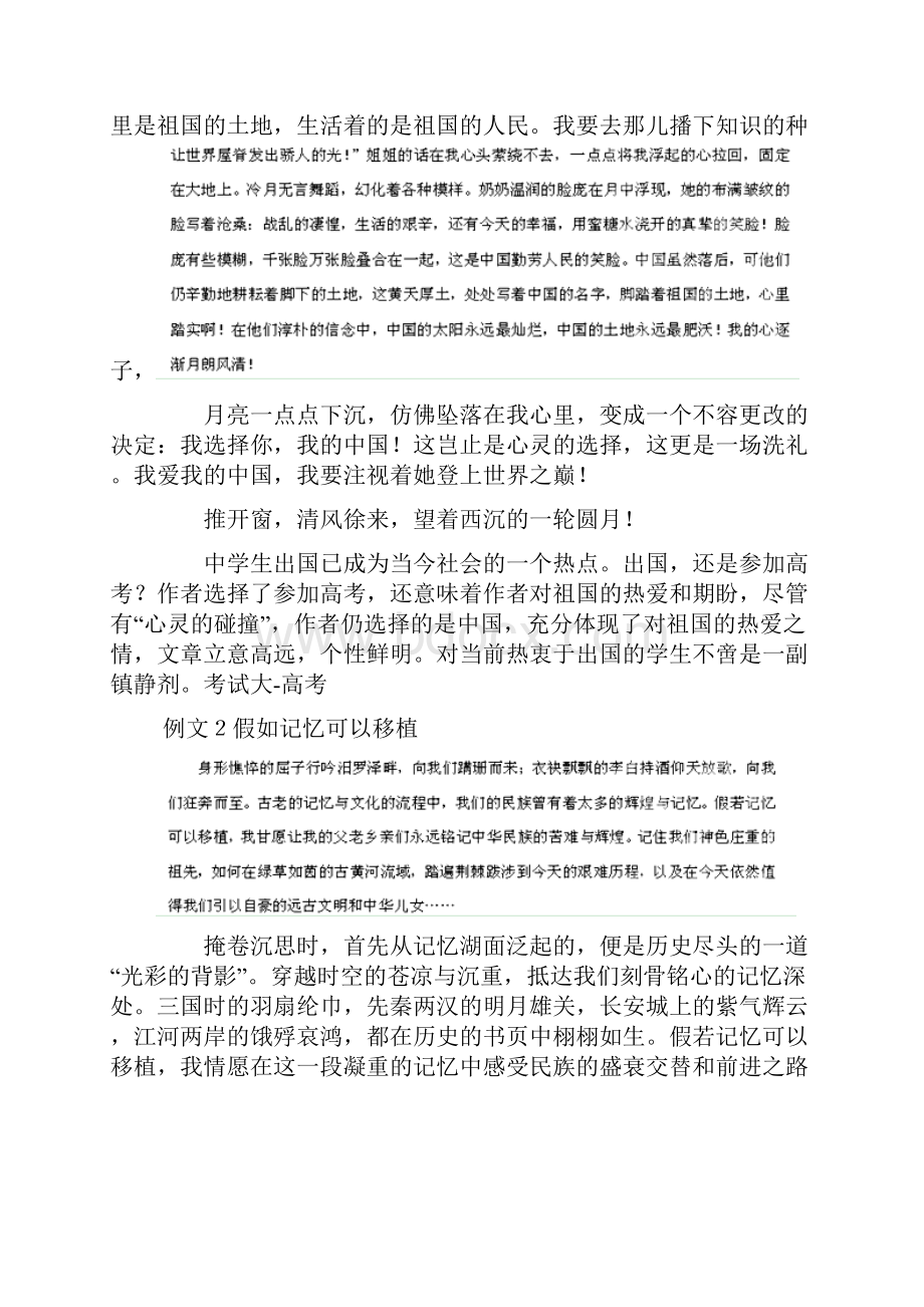 考前30天之备战高考语文冲刺押题系列Ⅱ 专题10 高考作文立意创新技巧.docx_第3页