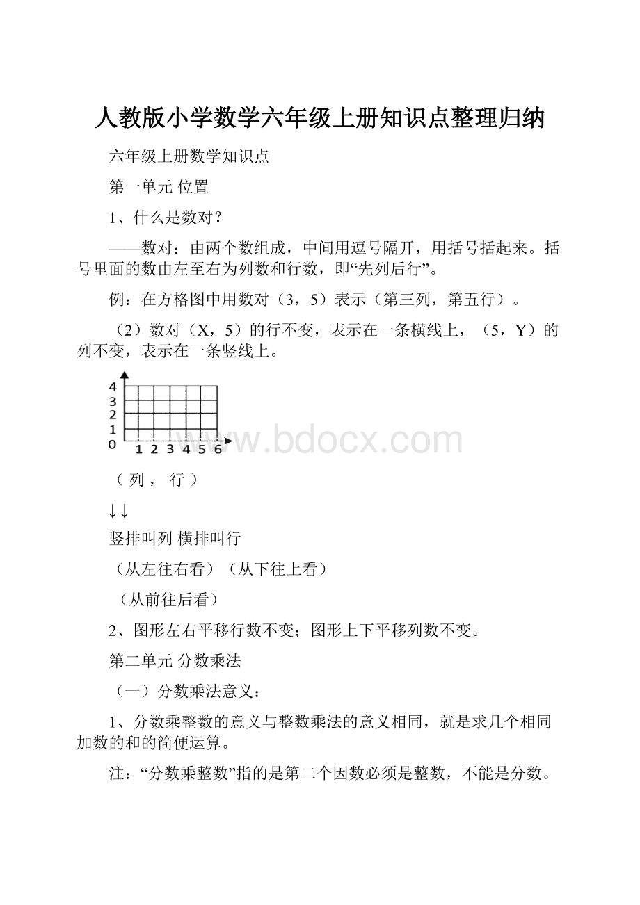 人教版小学数学六年级上册知识点整理归纳.docx_第1页