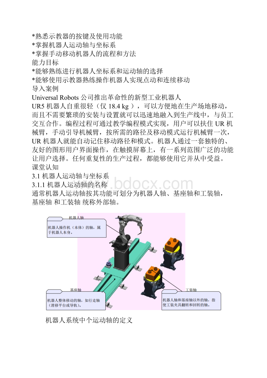 工业机器人技术及应用教案3手动操纵工业机器人.docx_第2页