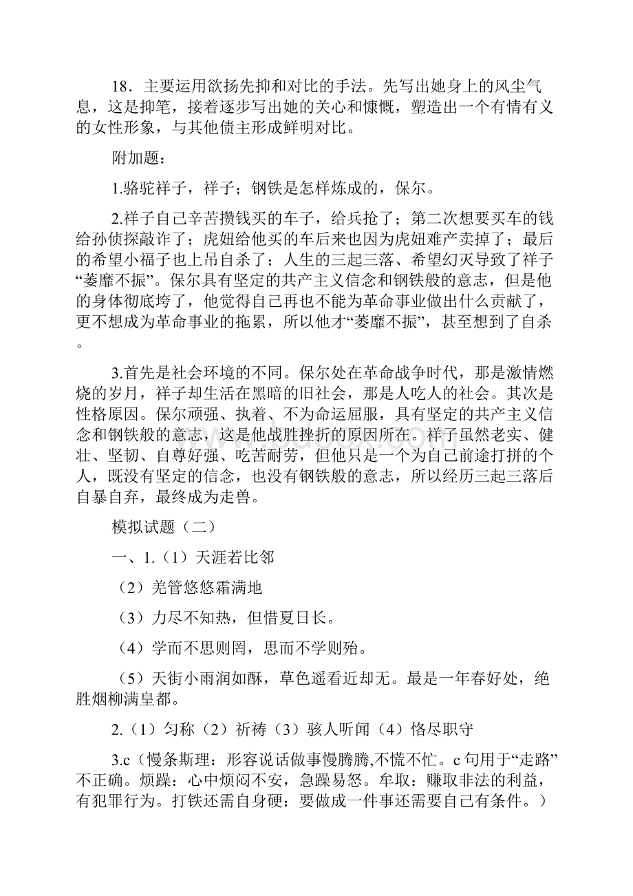 语文高分突破答案.docx_第3页