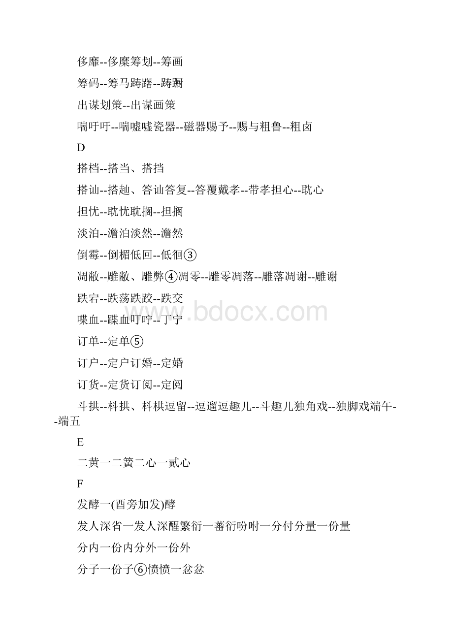 新部编初中语文错字改正异形词词语整理归纳大全.docx_第2页