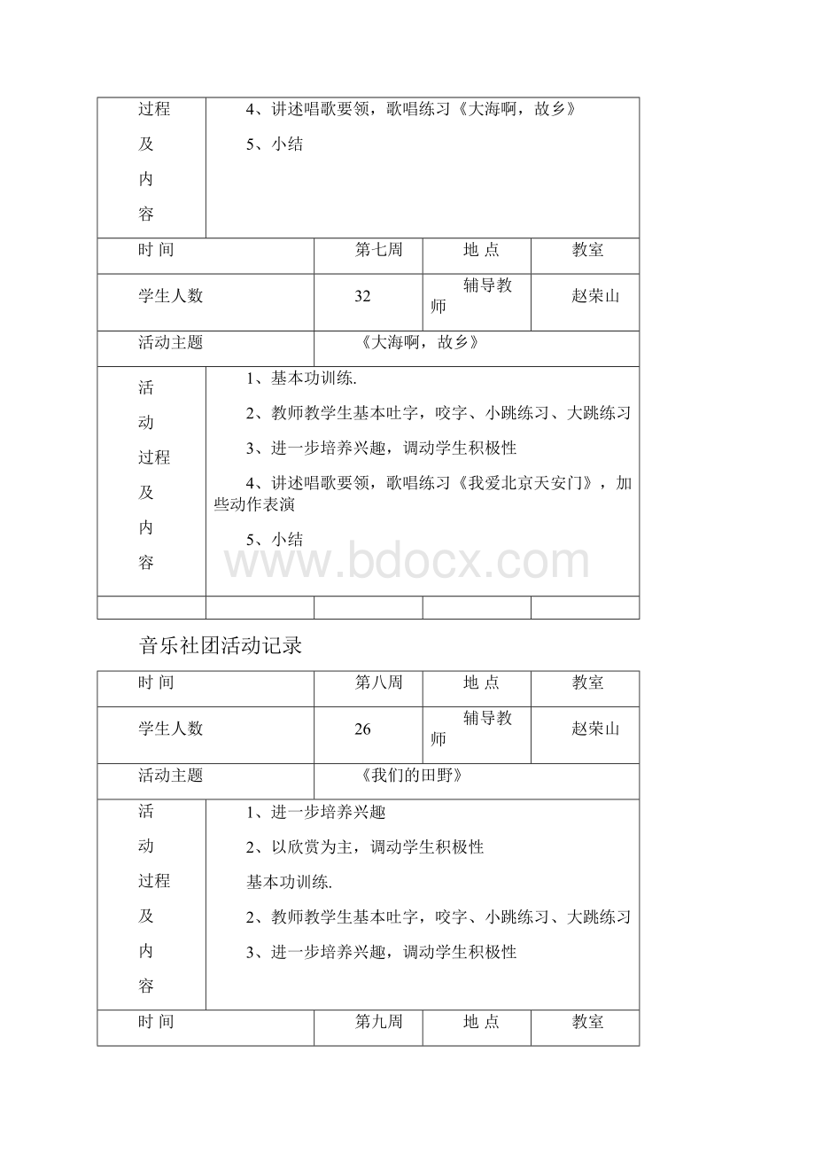 音乐社团活动记录文本.docx_第3页