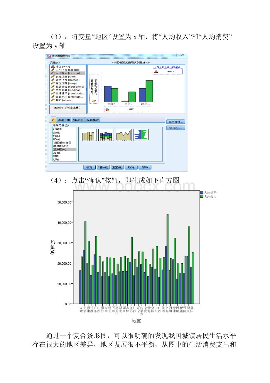 我国城镇居民人均消费的SPSS统计分析报告.docx_第3页