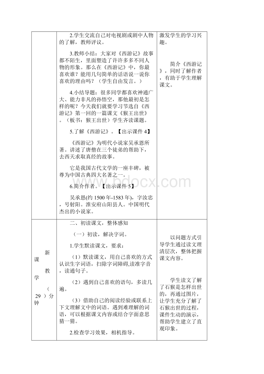 最新部编版五年级语文下册猴王出世教案.docx_第2页