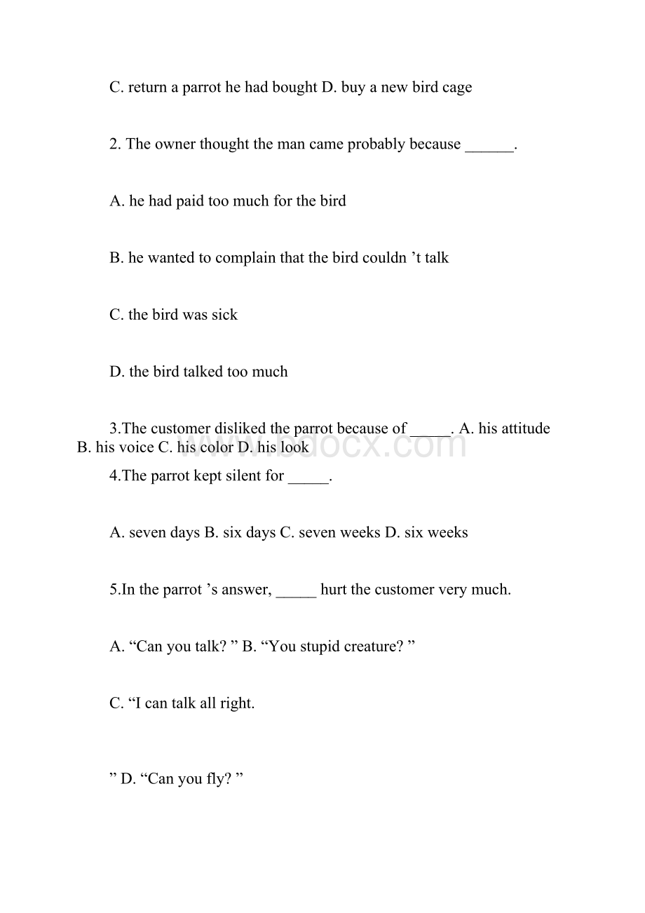 大学英语3词汇选择练习题VIP专享.docx_第2页