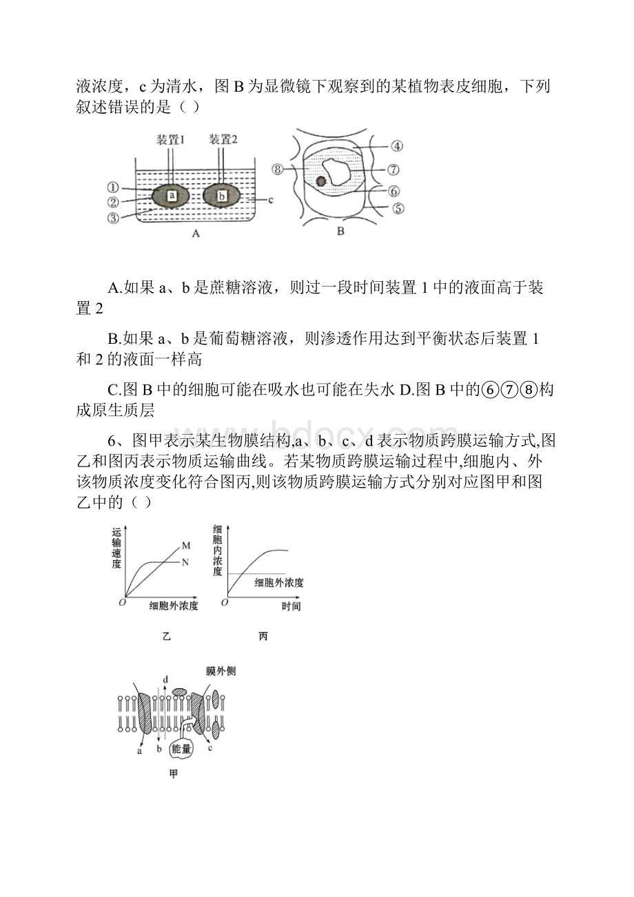 陕西省延安市学年高一生物下学期第一次月考试题.docx_第3页