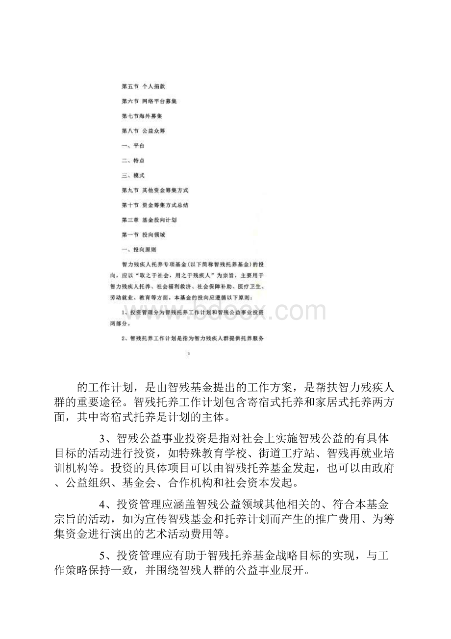 某智力残疾人托养专项基金项目实施方案.docx_第3页