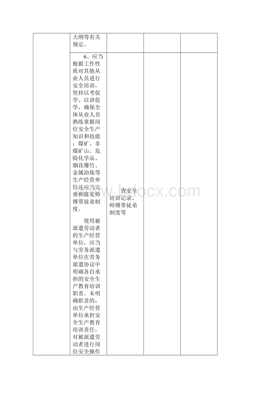 安全培训专项执法检查事项.docx_第3页