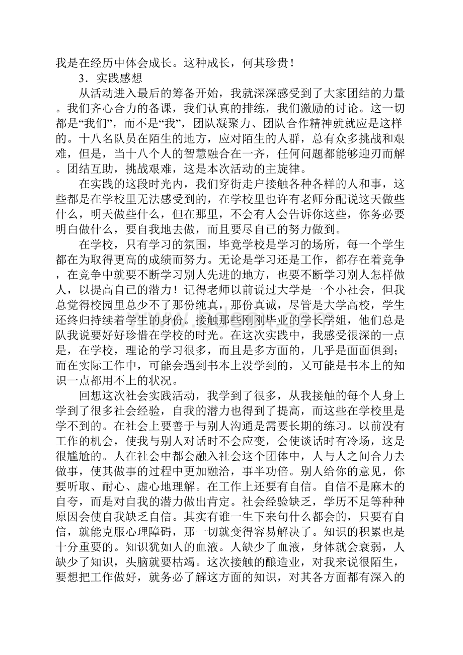 三下乡社会实践报告五篇.docx_第3页