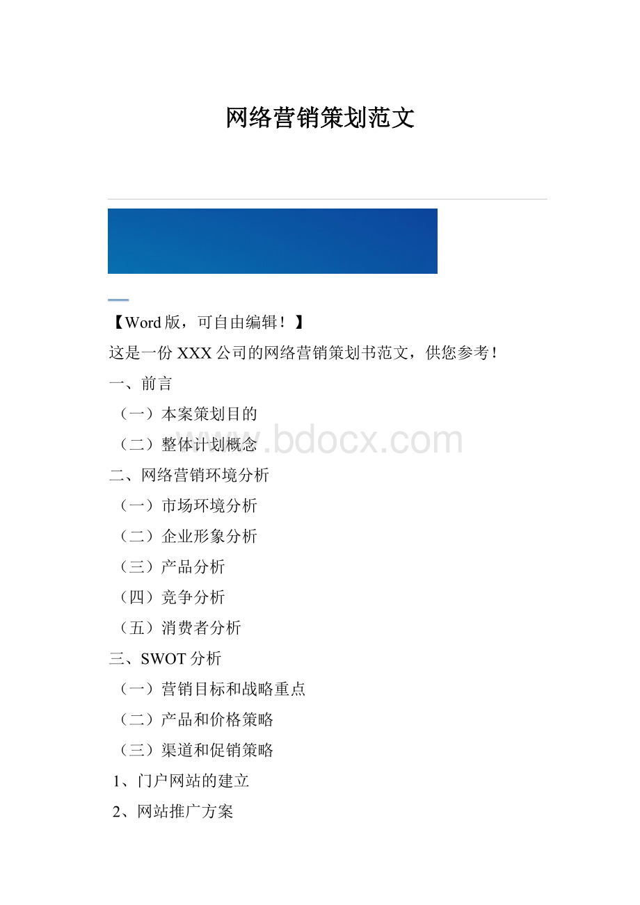 网络营销策划范文.docx