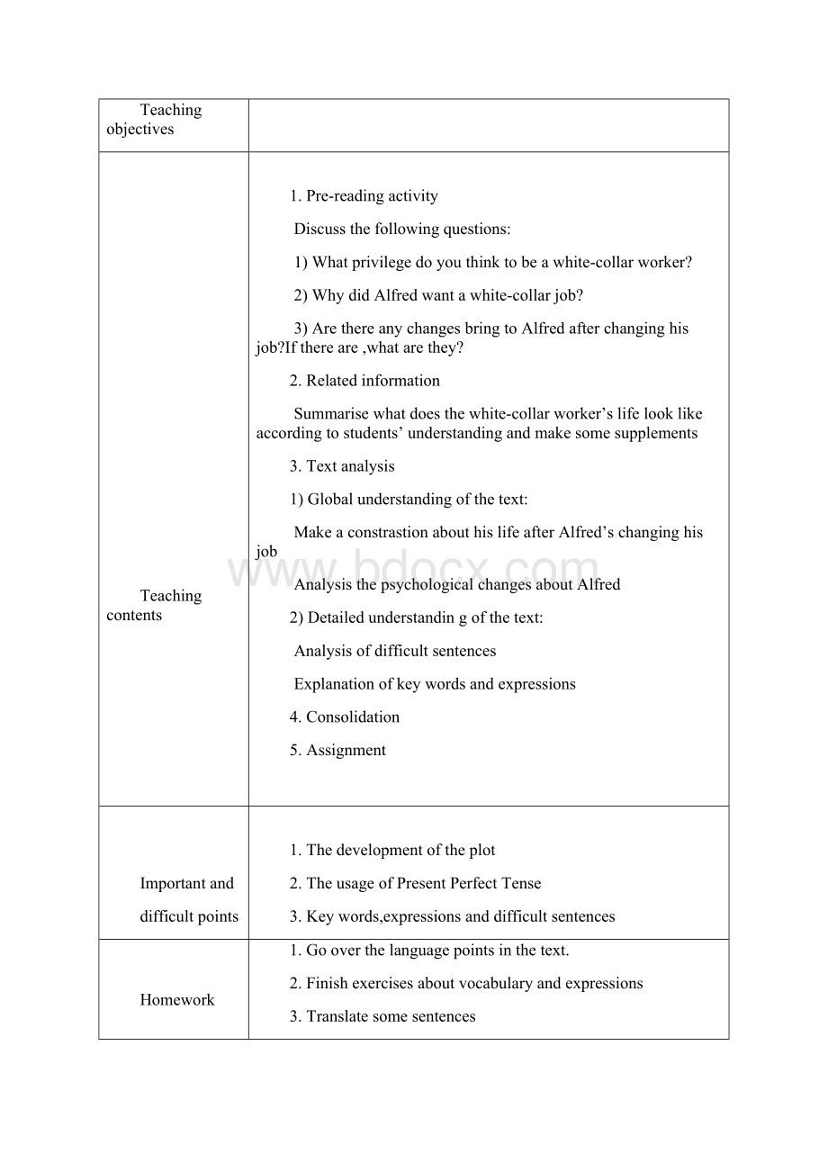 Teaching Plan for The double life of Alfred Bloggs.docx_第2页