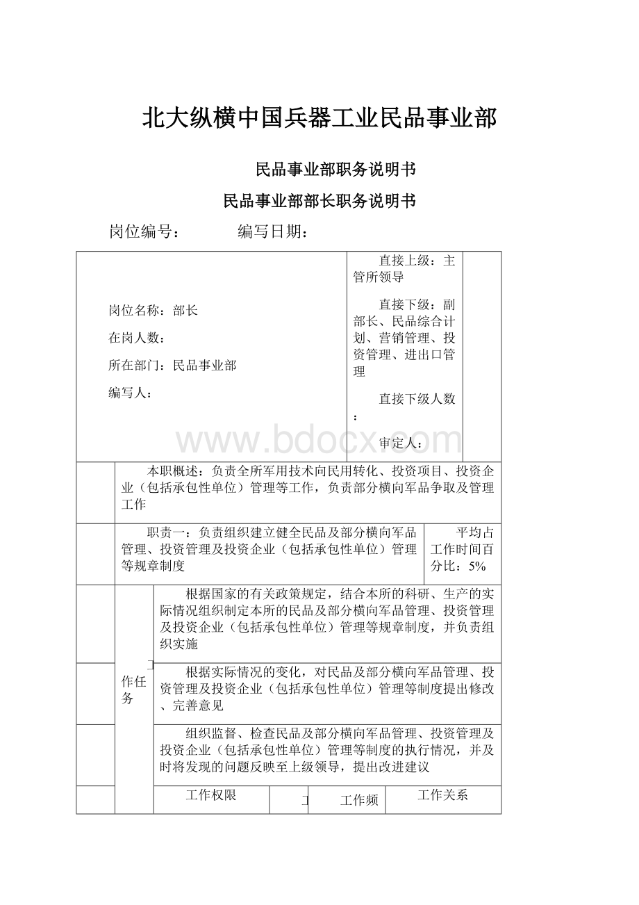 北大纵横中国兵器工业民品事业部.docx