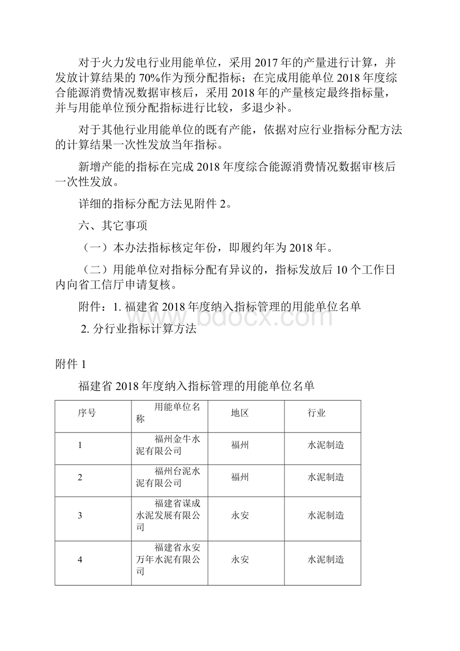 福建省度用能权指标分配方案.docx_第3页