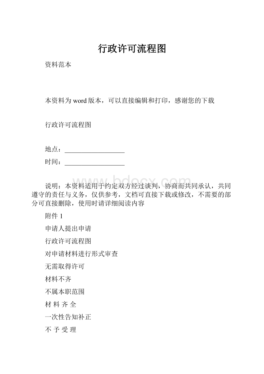 行政许可流程图.docx