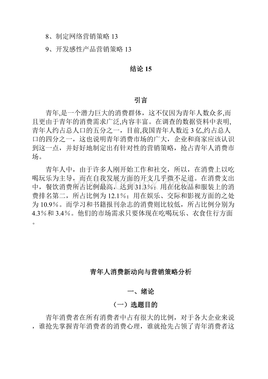 青年人群消费新动向分析及企业营销策略规划报告.docx_第3页