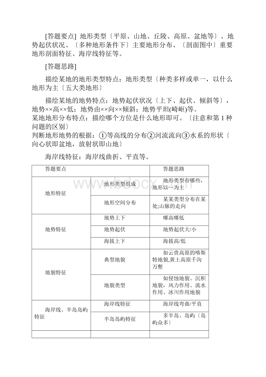 高中地理知识总结和综合题答题思路.docx_第3页