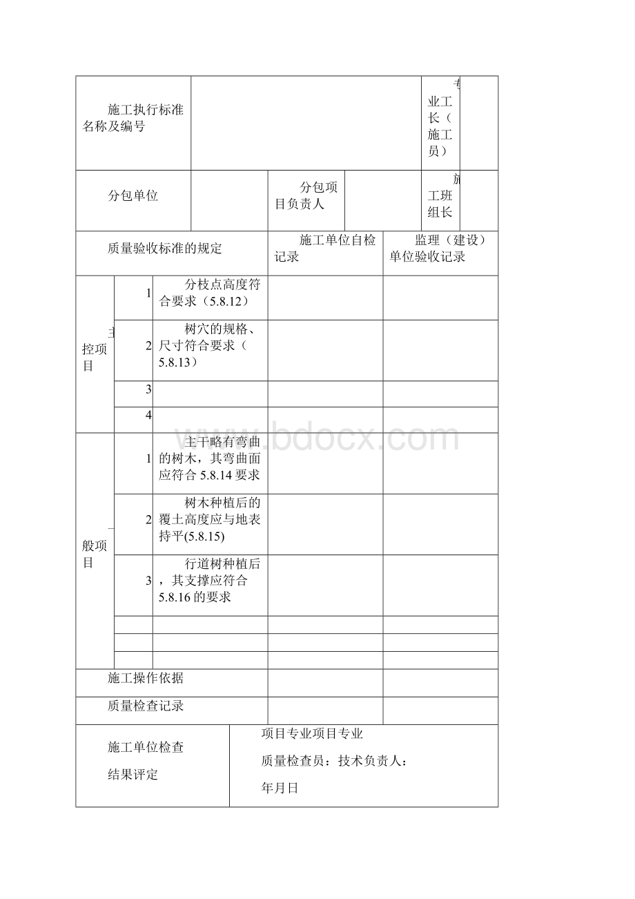 大树移植工程检验批质量验收记录.docx_第3页