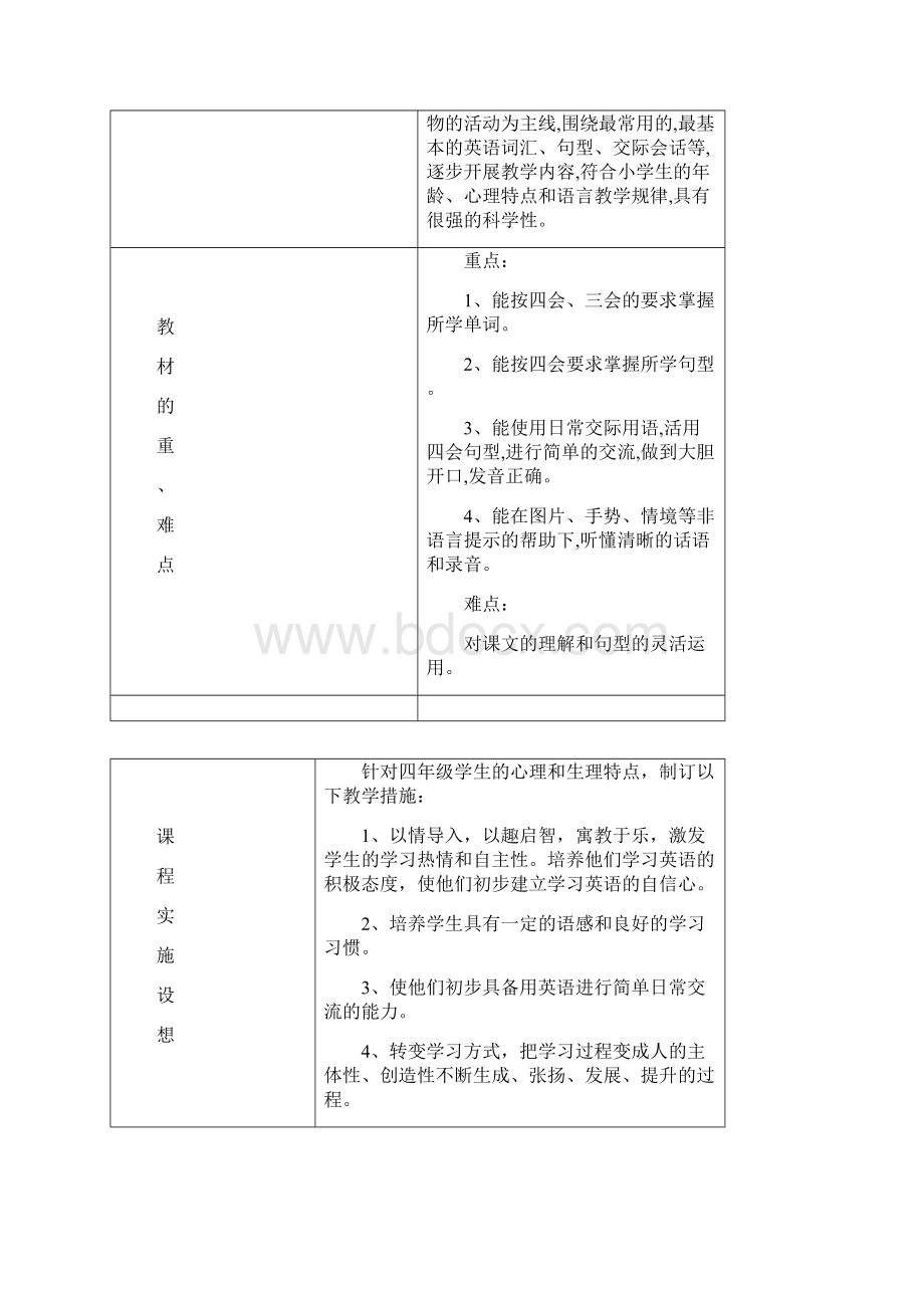 冀教版小学四年级上册英语全册.docx_第3页