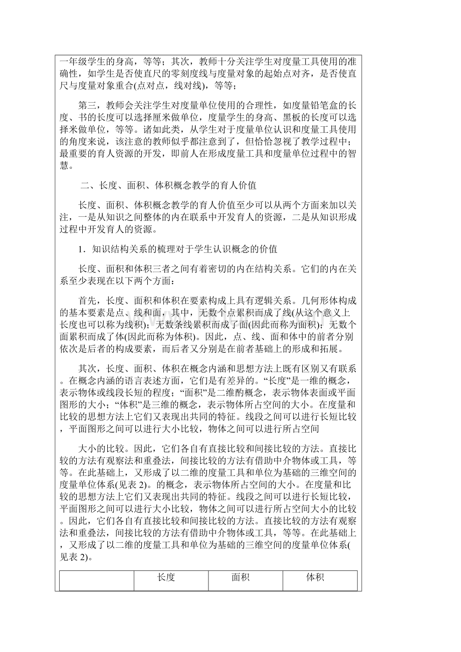 帮助学生建立起线面体三维的概念长度面积体积概念.docx_第3页