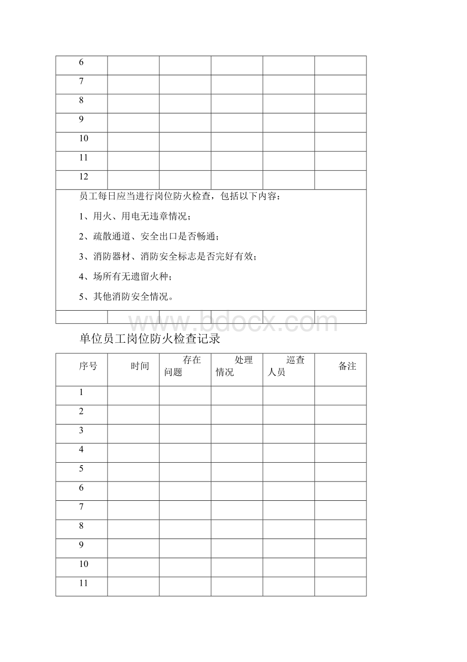 消防控制室检查表格.docx_第3页