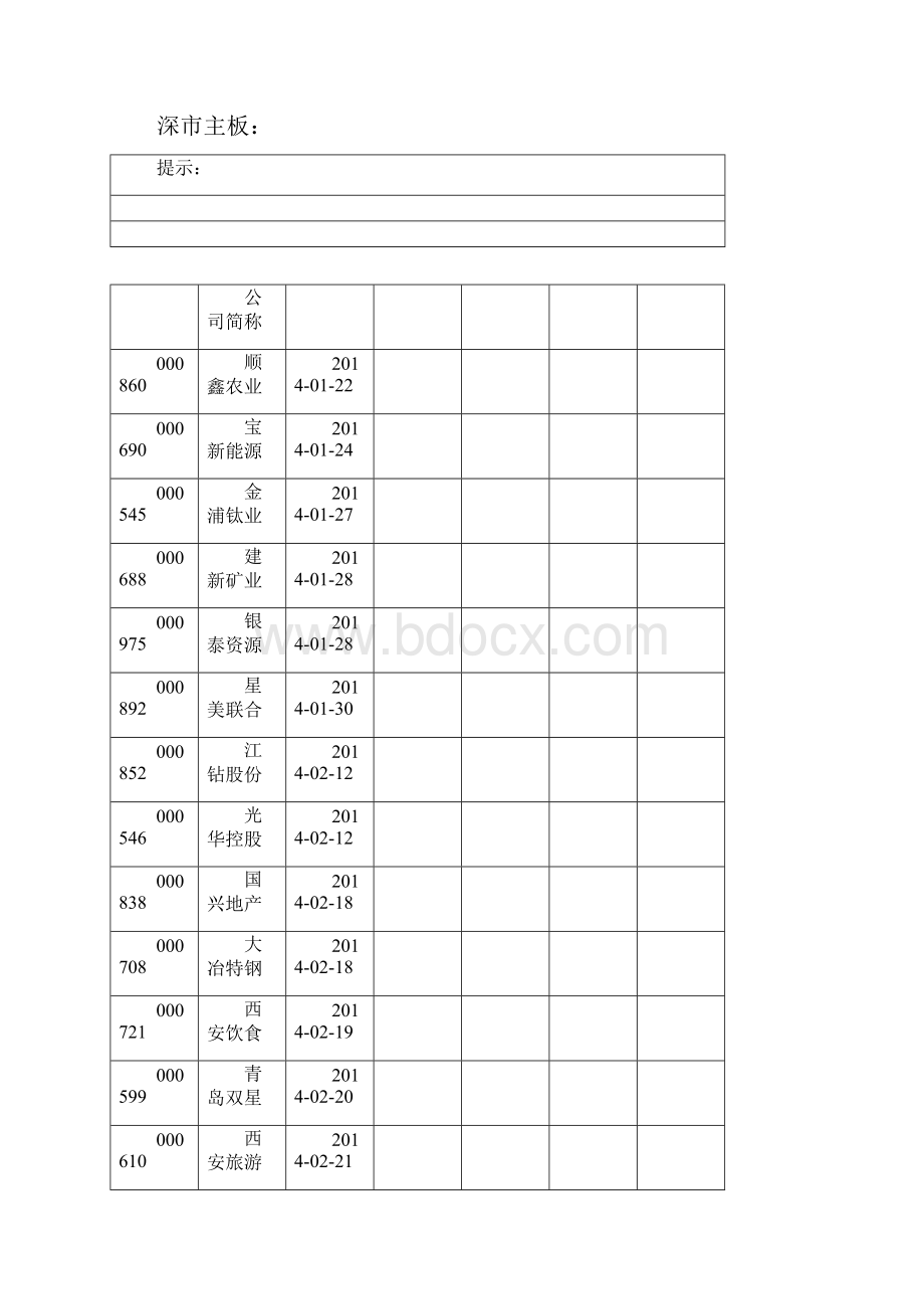 沪深年报披露时间表完整版修订稿.docx_第2页