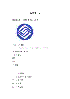 选址报告.docx