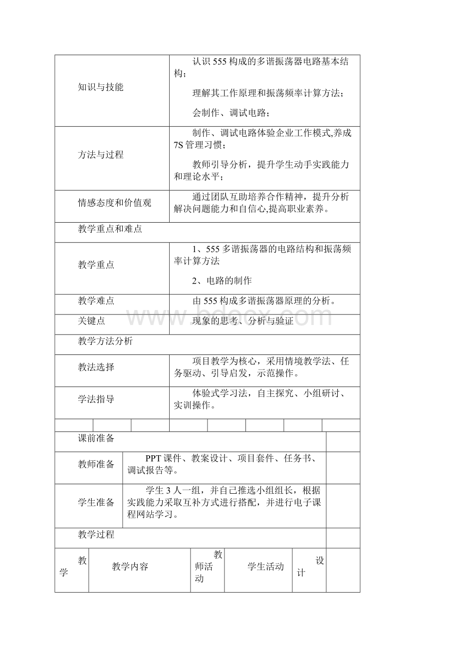 555多谐振荡器教学设计.docx_第3页