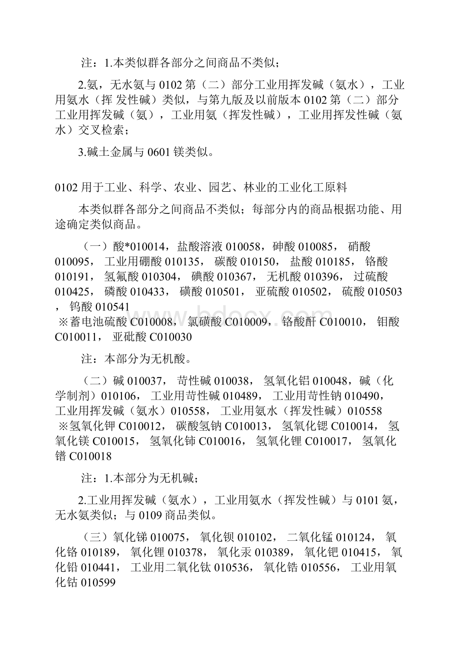 商标吉尼斯分类第一类共13页.docx_第3页