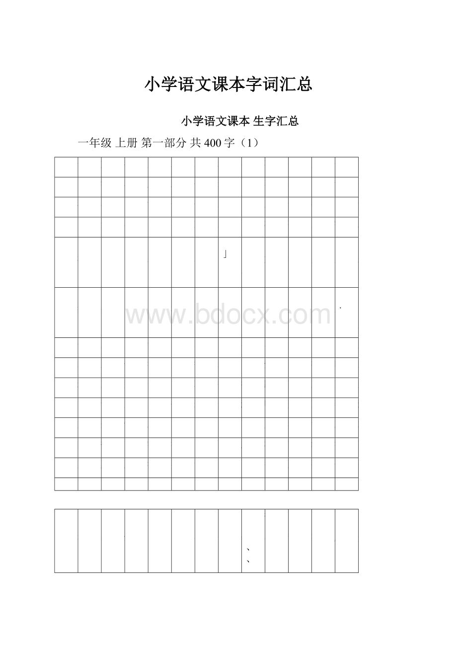 小学语文课本字词汇总.docx_第1页