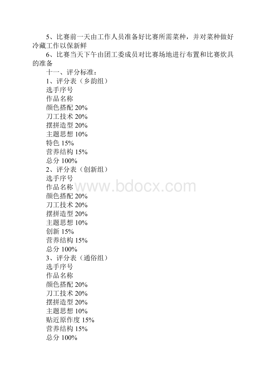 我和美食有个约会美食大赛策划书正式版.docx_第3页