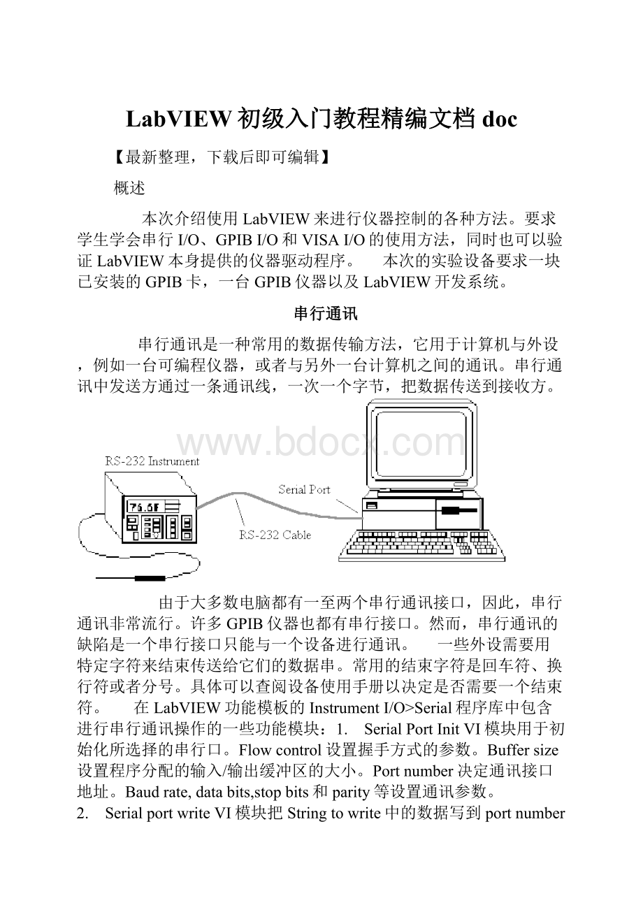 LabVIEW初级入门教程精编文档doc.docx_第1页