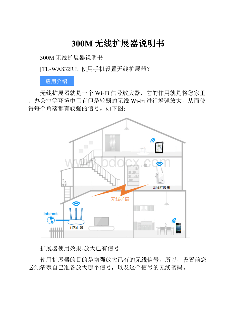 300M无线扩展器说明书.docx