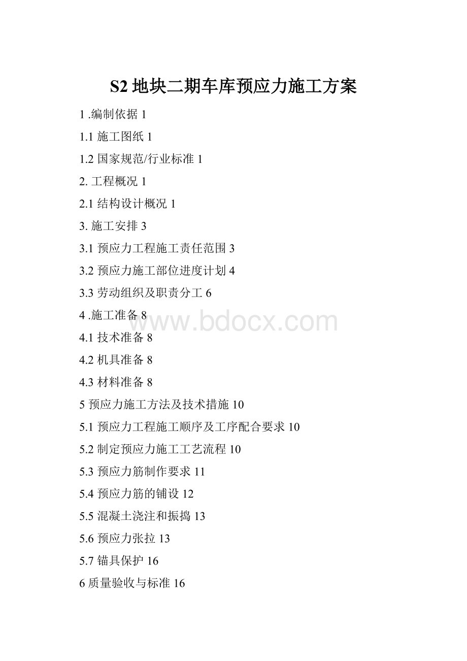 S2地块二期车库预应力施工方案.docx