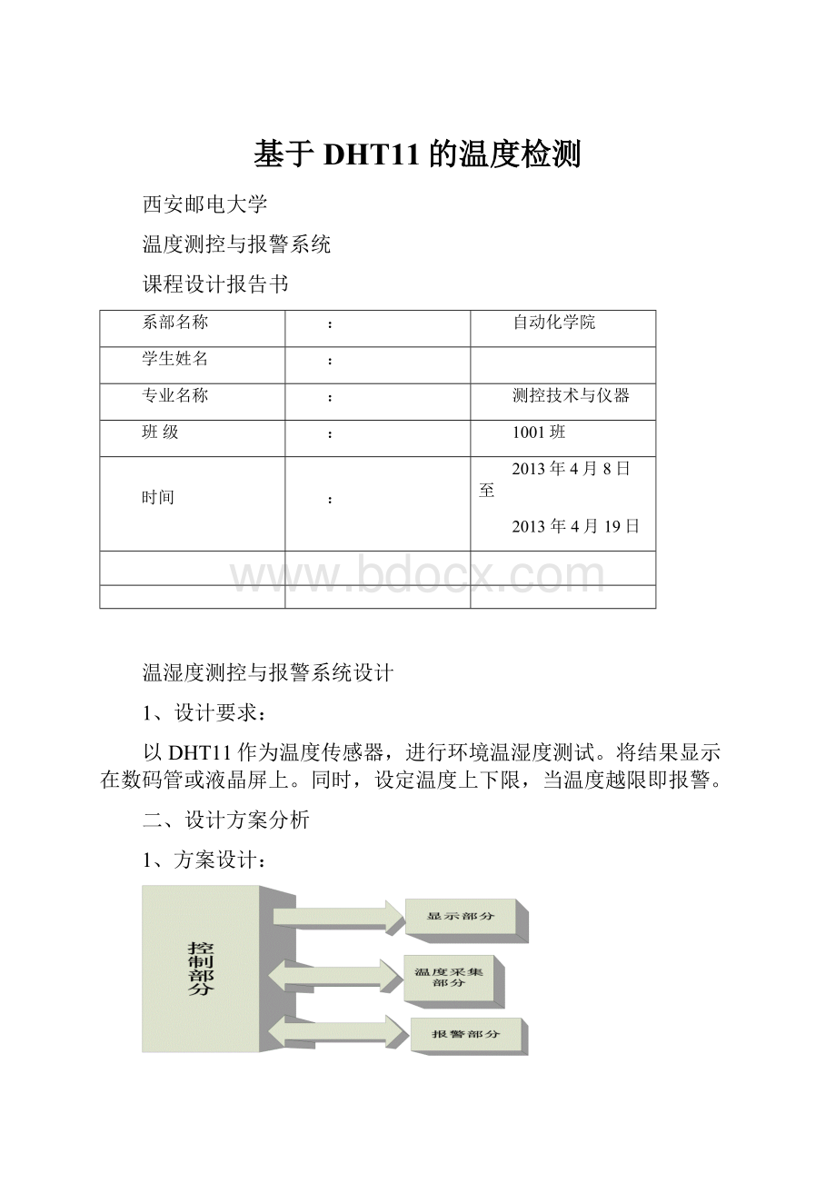 基于DHT11的温度检测.docx