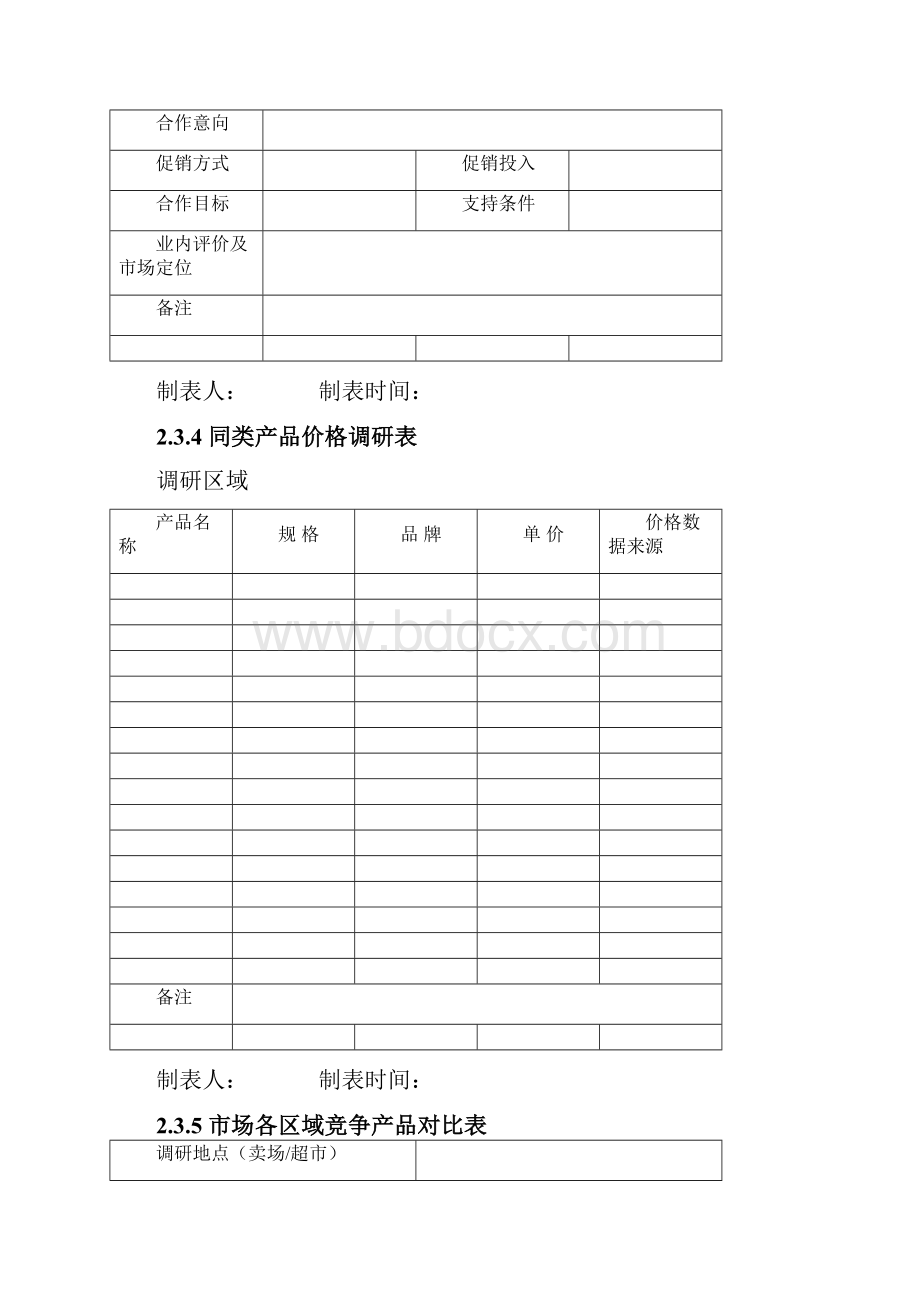 市场调研很实用的表格制作.docx_第2页