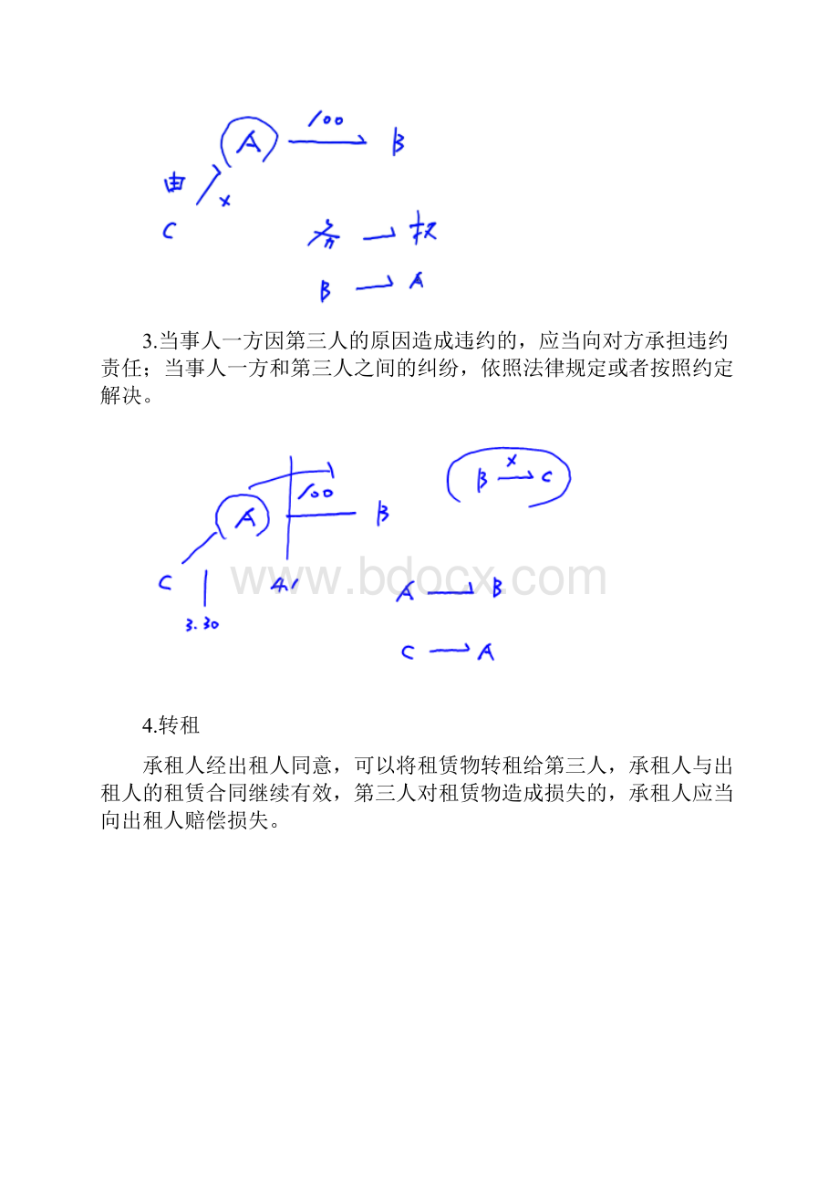 经济法复习第17讲违约责任2违约责任的相对性保证.docx_第3页