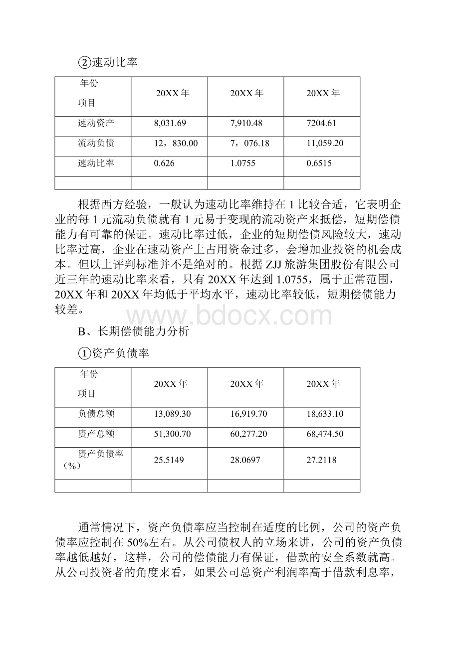 智拓精文某知名旅游集团年度财务分析报告.docx_第3页