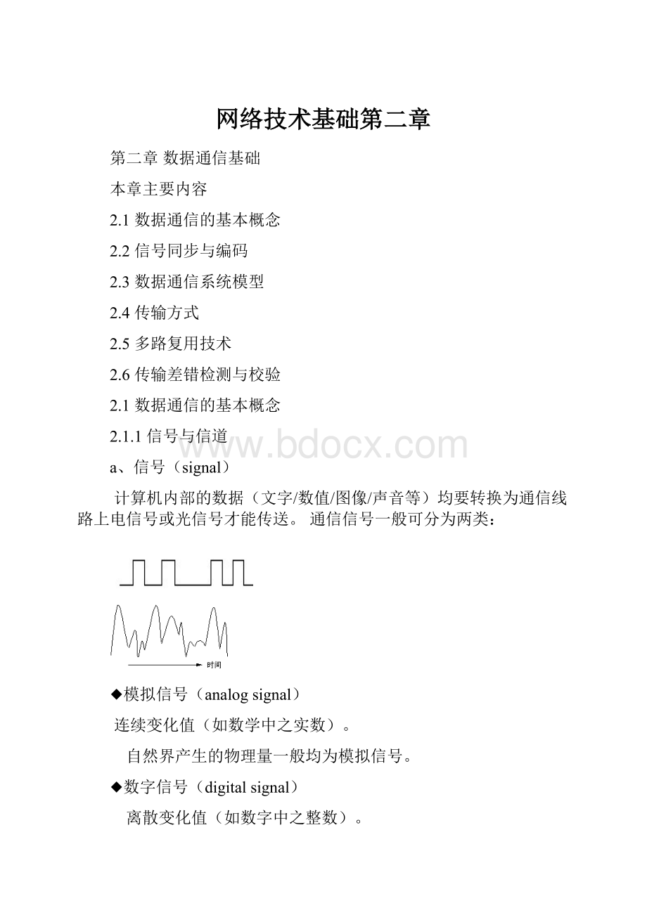 网络技术基础第二章.docx_第1页