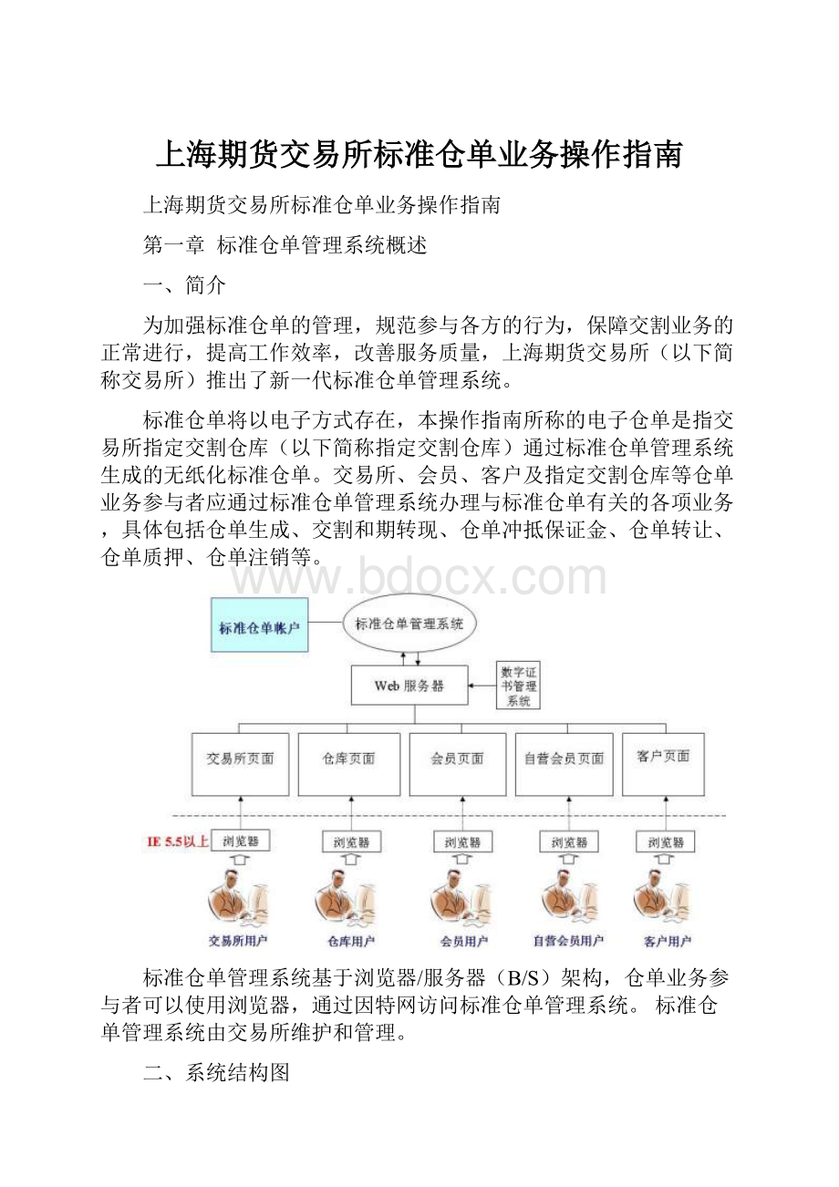 上海期货交易所标准仓单业务操作指南.docx_第1页