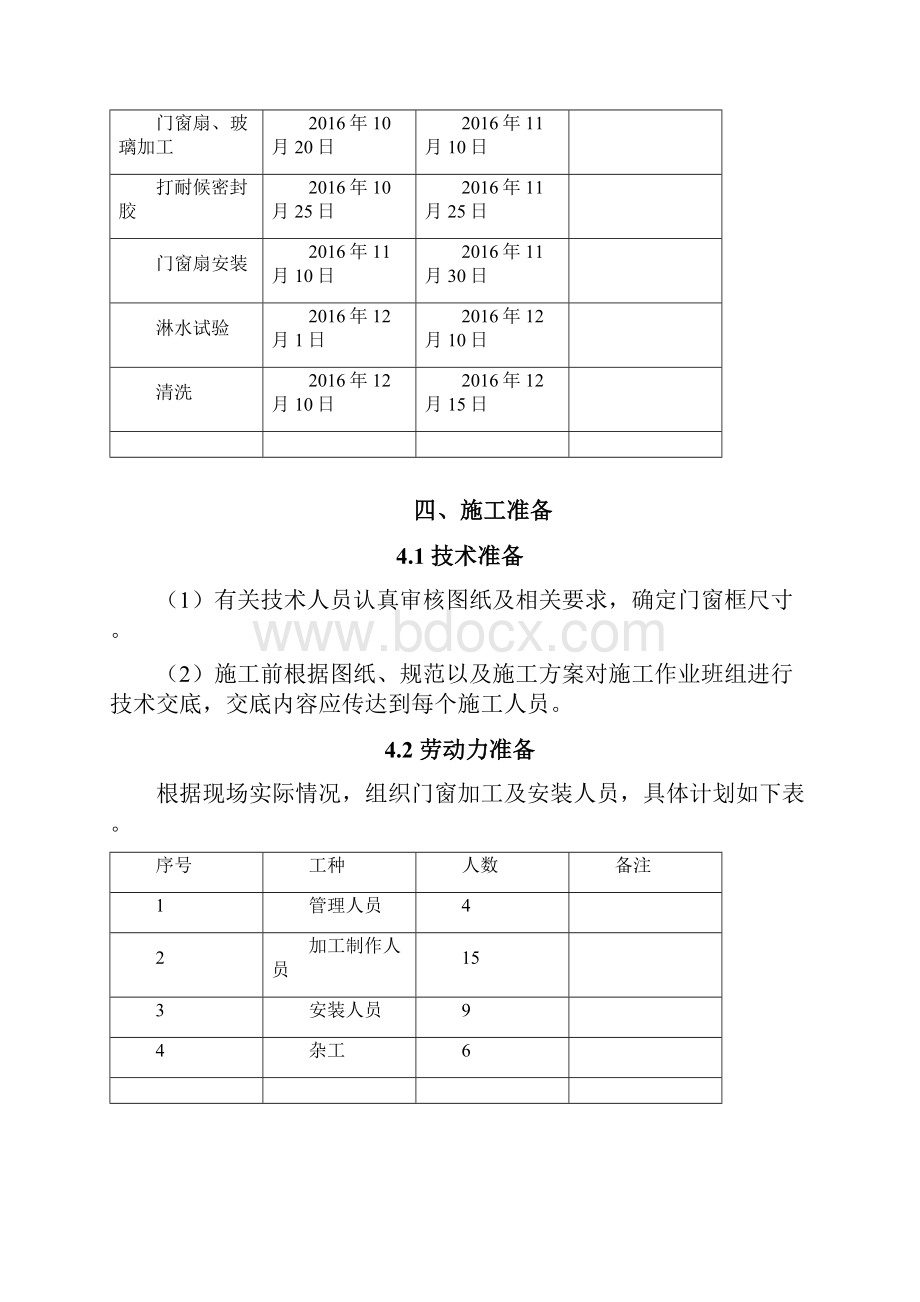 铝合金门窗施工方案最总版本830.docx_第3页