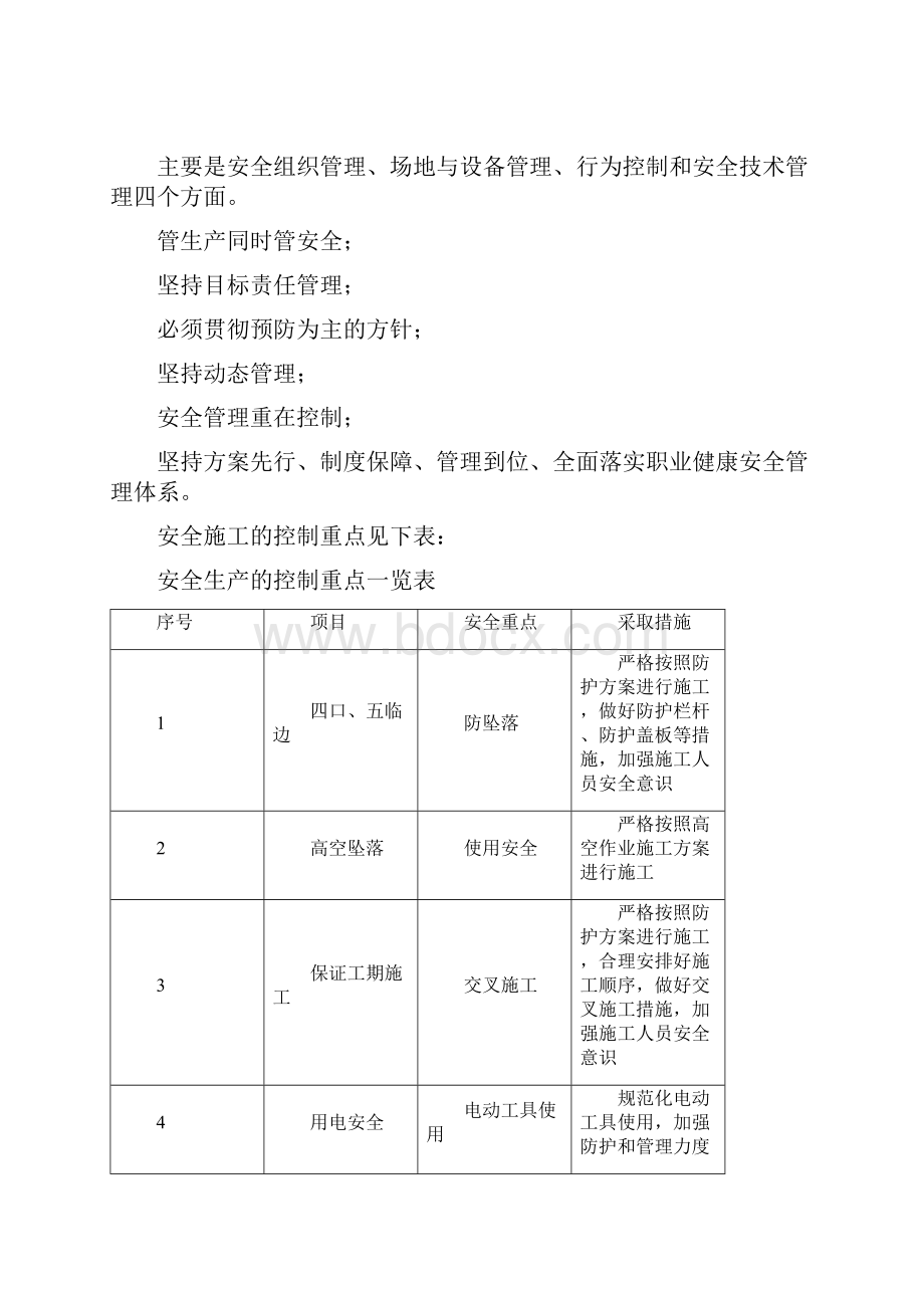 工程施工安全和绿色施工保障措施样本.docx_第2页